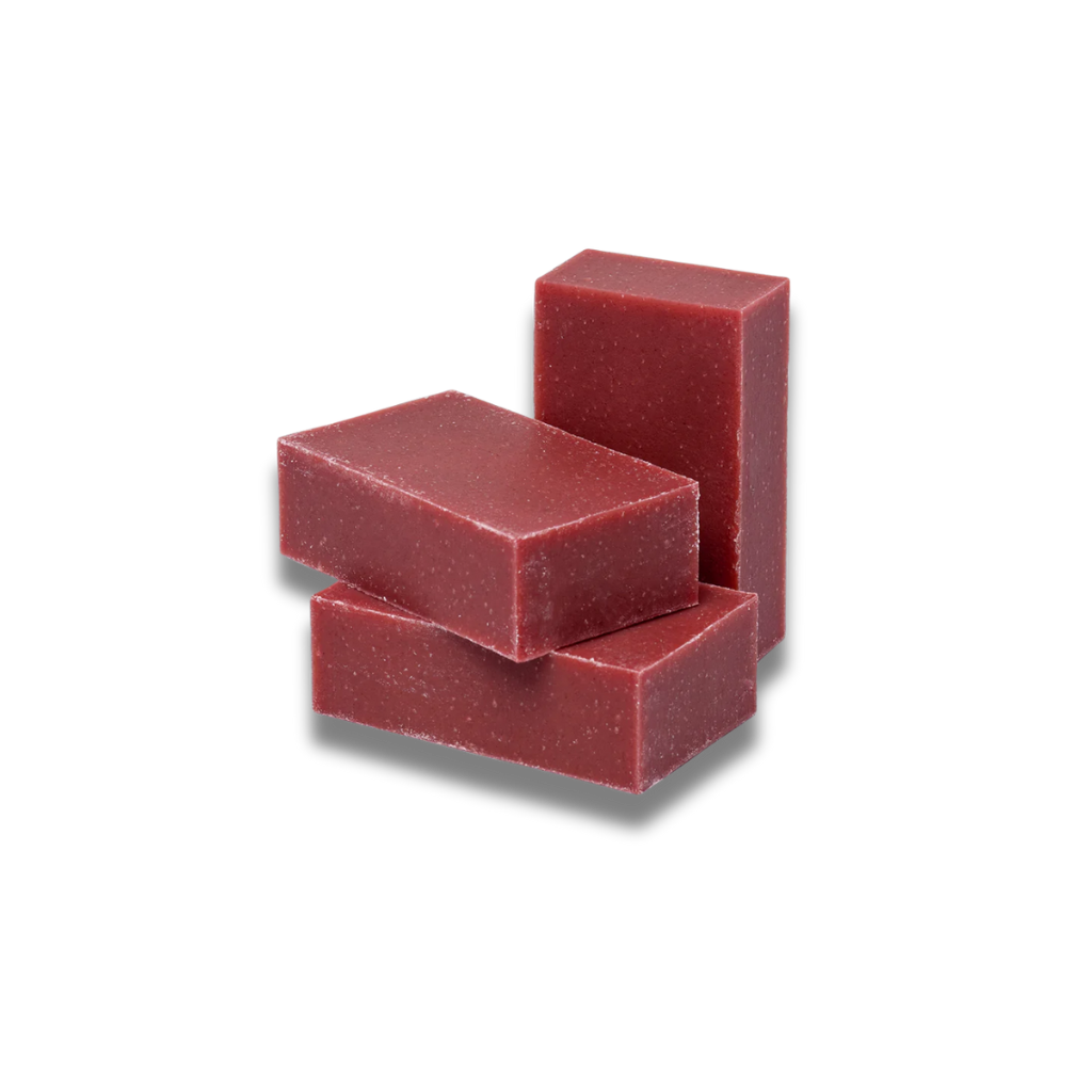 Citrus-scented blood orange and bergamot essential oil soap bar, energizing cold process handmade soap by Lathered in Roots.